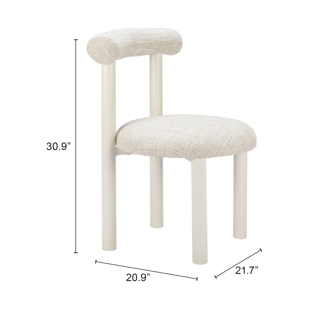 Ceres Dining Chair Beige. Picture 7