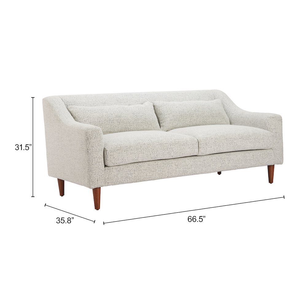 Koseli Loveseat Pewter Gray. Picture 11
