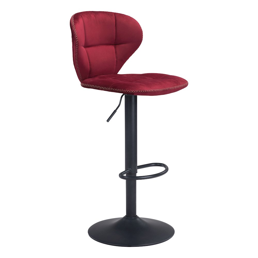 Salem Barstool Red. Picture 1