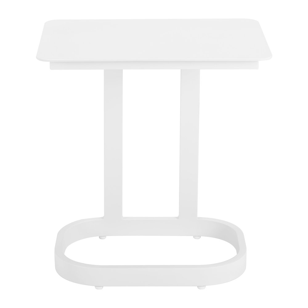 Friss End Table White. Picture 3