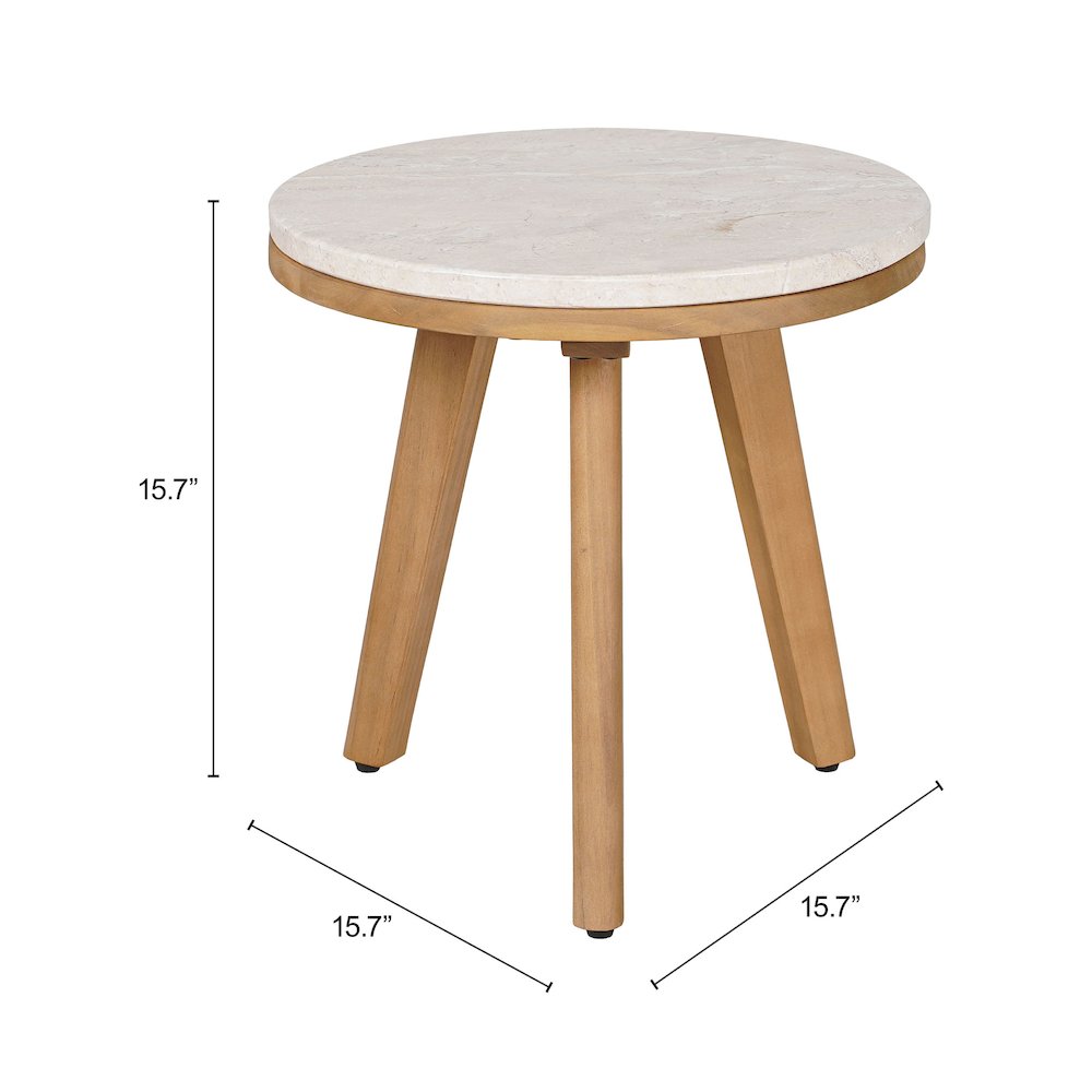Siro Side Table Natural. Picture 6