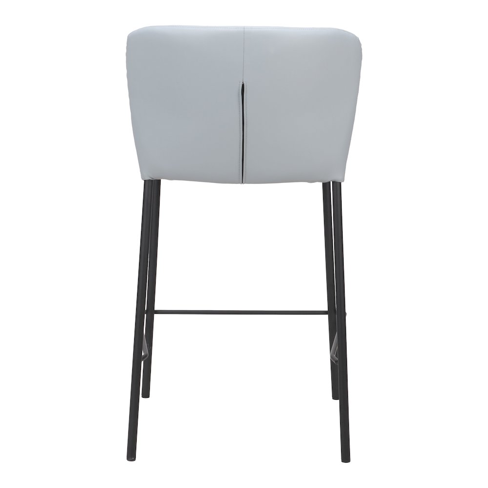 Linz Counter Stool (Set of 2) Gray. Picture 4