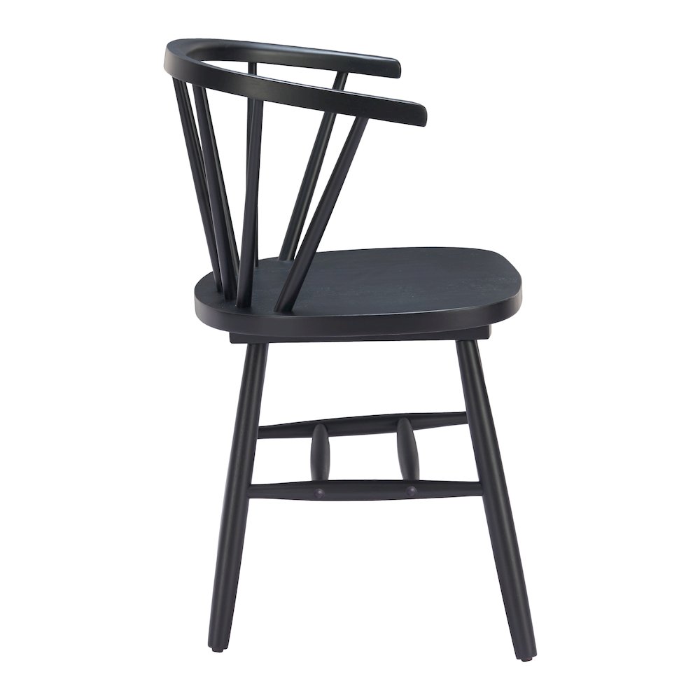 Stenger Dining Chair (Set of 2) Black. Picture 2