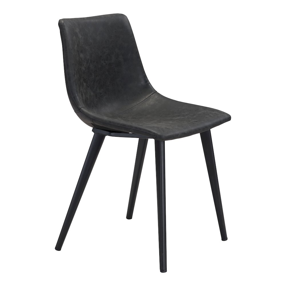 Daniel Dining Chair (Set of 2) Vintage Black. Picture 1