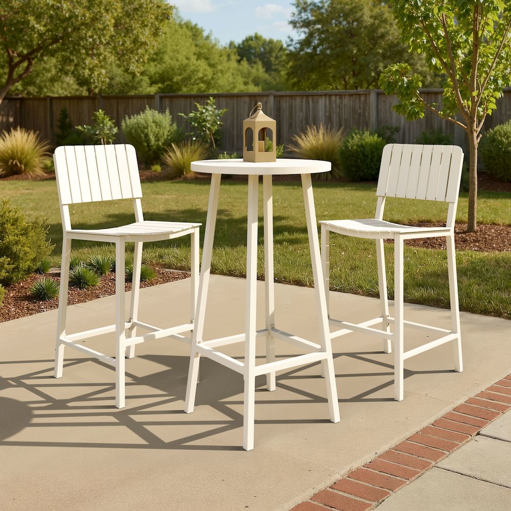 Kayu Barstool White. Picture 8