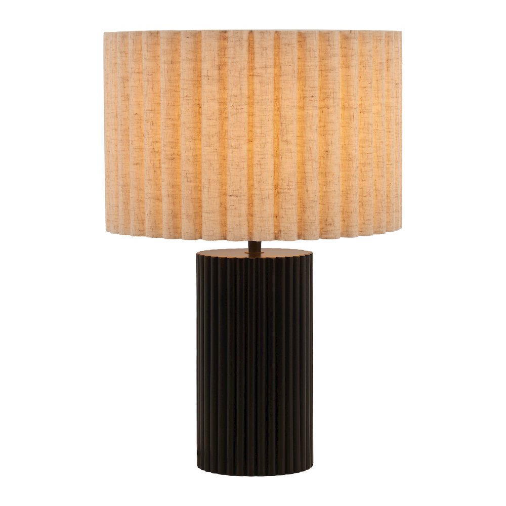 Aurora Table Lamp Beige & Black. Picture 4
