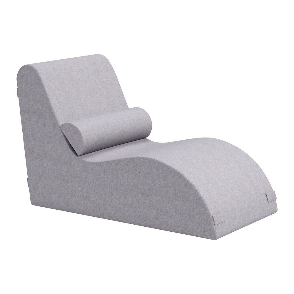 Luanda Chaise Lounge Gray. Picture 1
