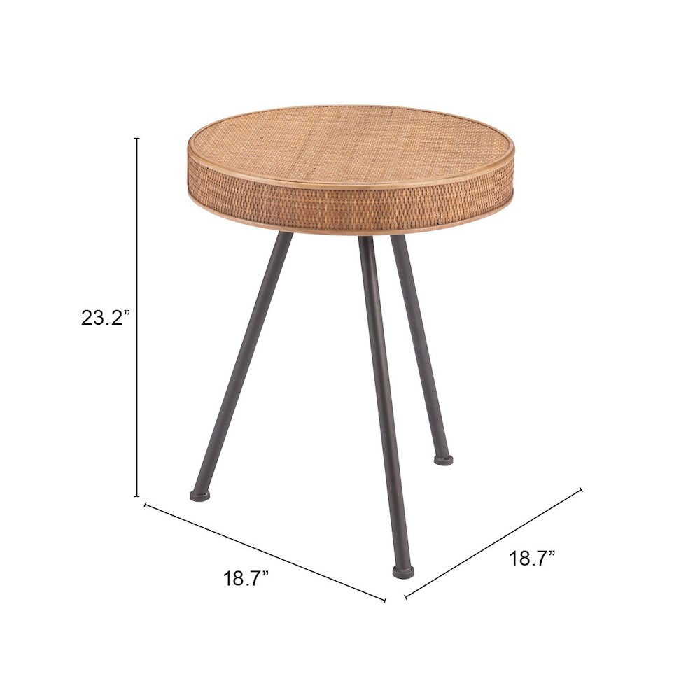 Stuart Side Table Natural. Picture 9
