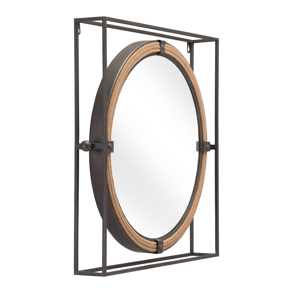 Capell Mirror Antique Gray. Picture 2