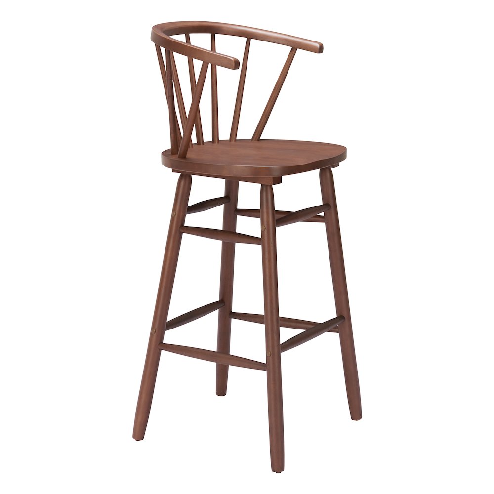 Stenger Barstool (Set of 2) Walnut. Picture 10