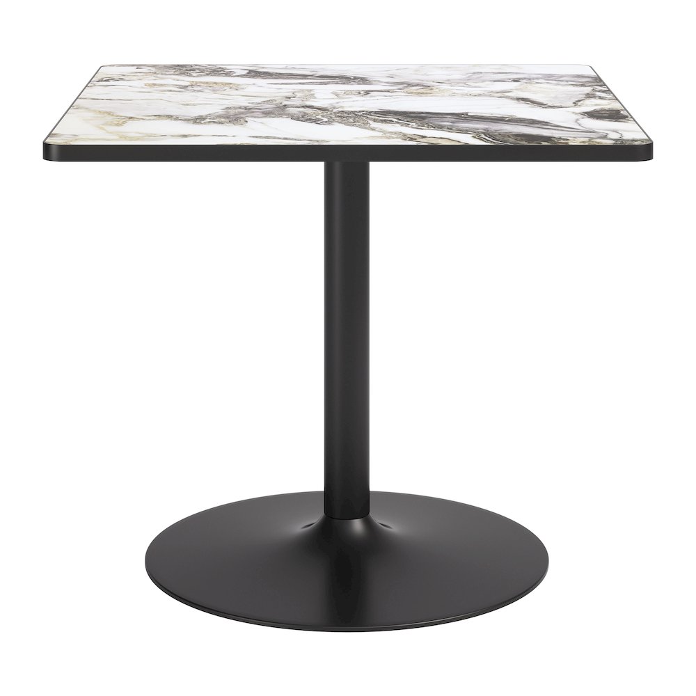 Caliza Dining Table Gray & Black. Picture 5