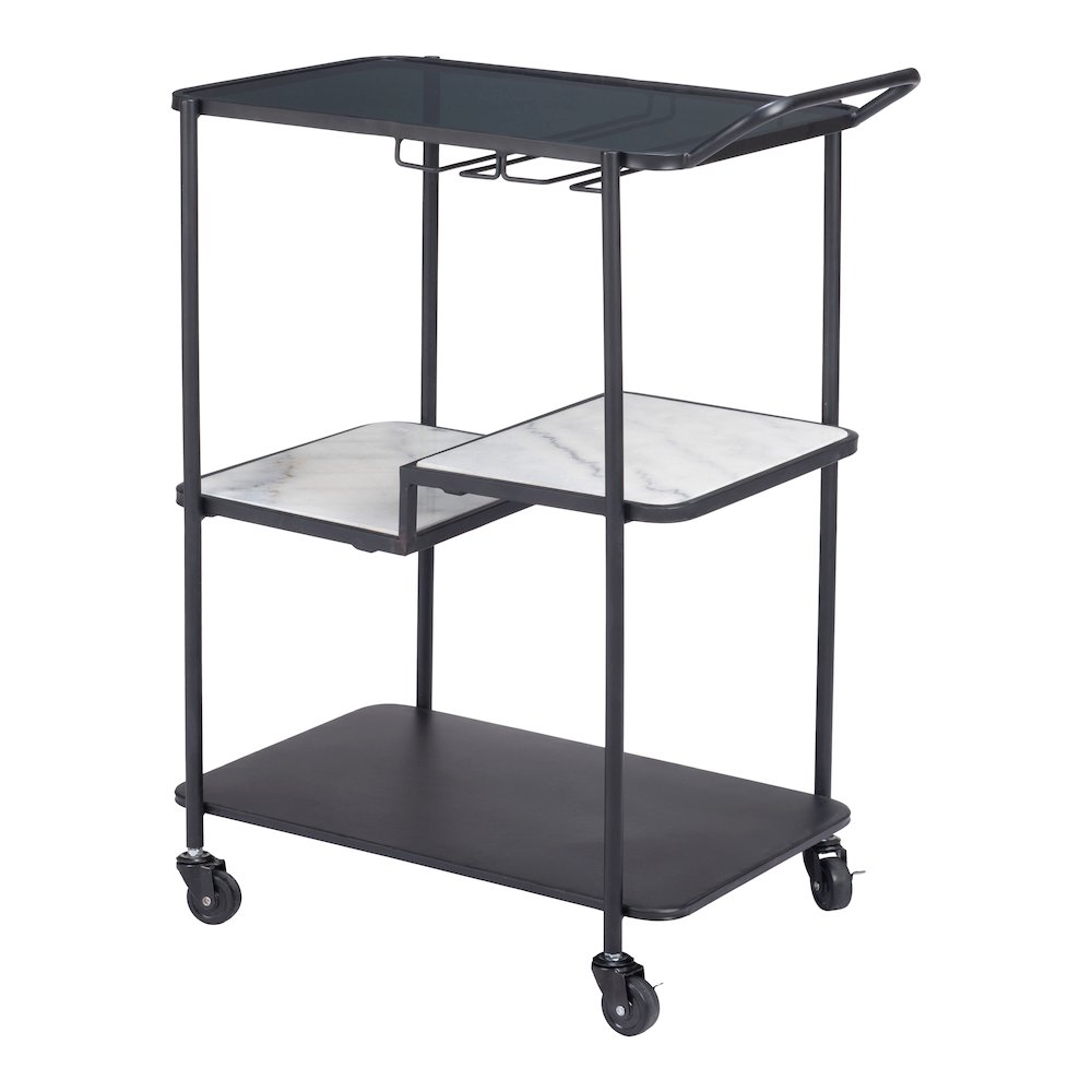 Constanza Bar Cart Black. Picture 5