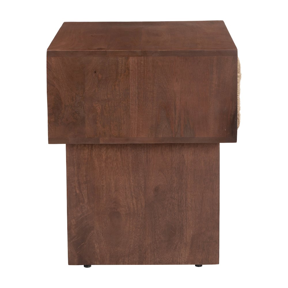 Amaria Nightstand Natural & Walnut. Picture 5