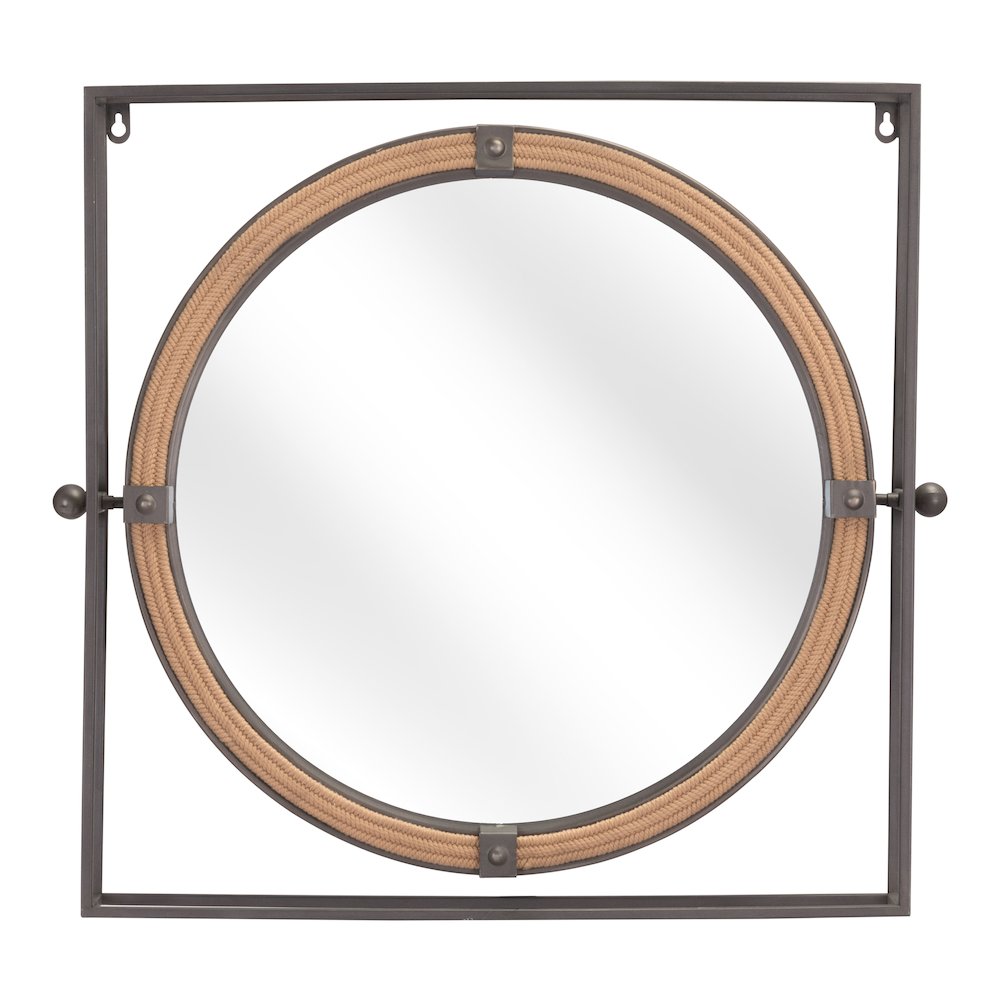 Capell Mirror Antique Gray. Picture 3