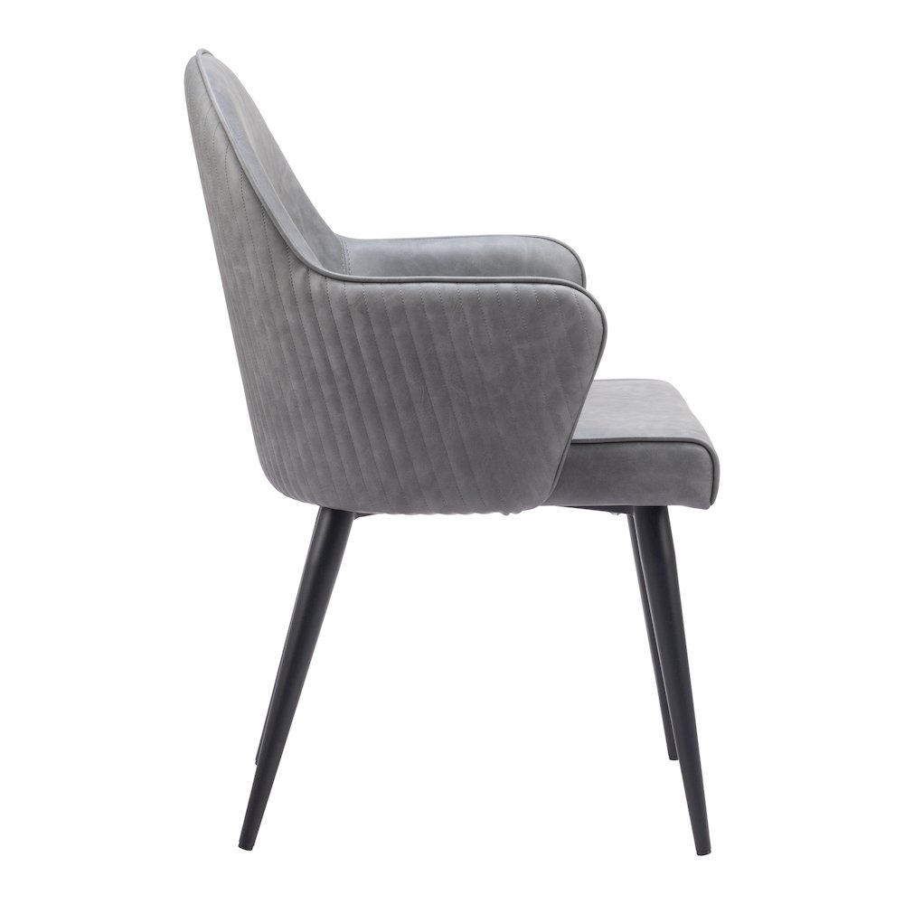Silloth Dining Chair Gray. Picture 2