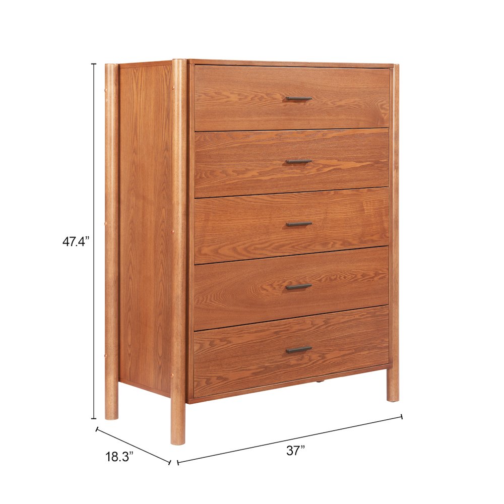 Beleza Chest Walnut. Picture 10