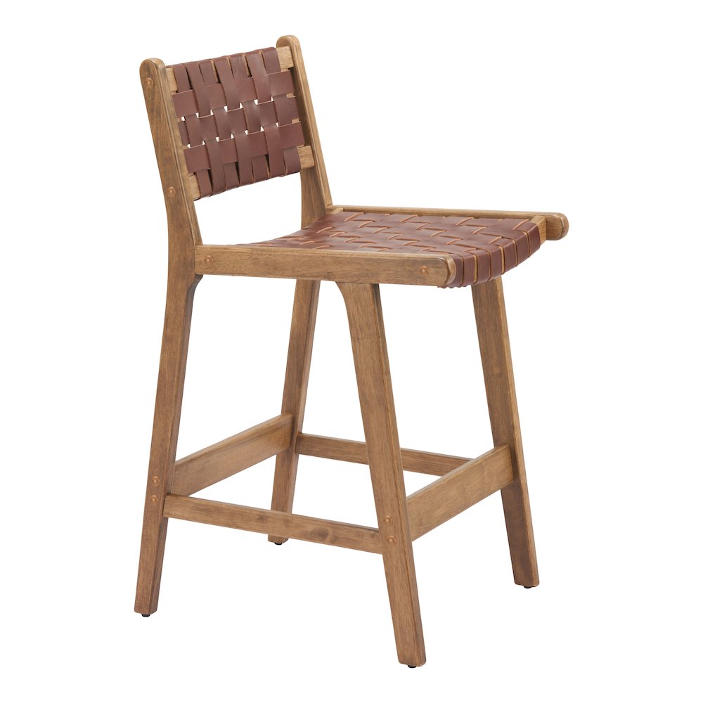 Feder Counter Stool (Set of 2) Brown. Picture 1