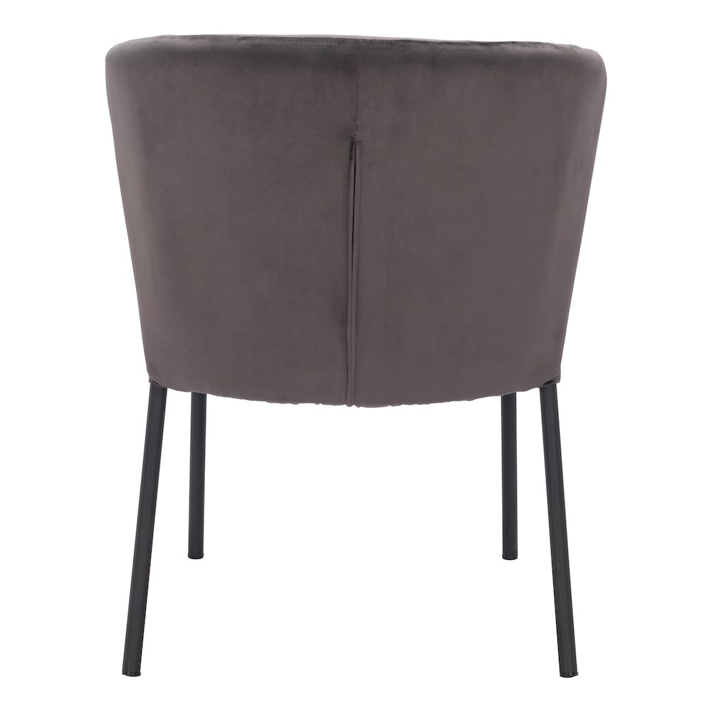 Aimee Dining Chair (Set of 2) Gray. Picture 4