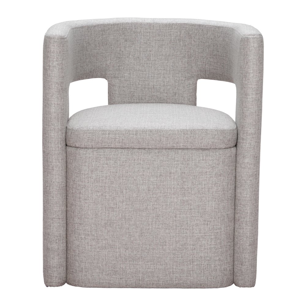 Papua Dining Chair Gray. Picture 3