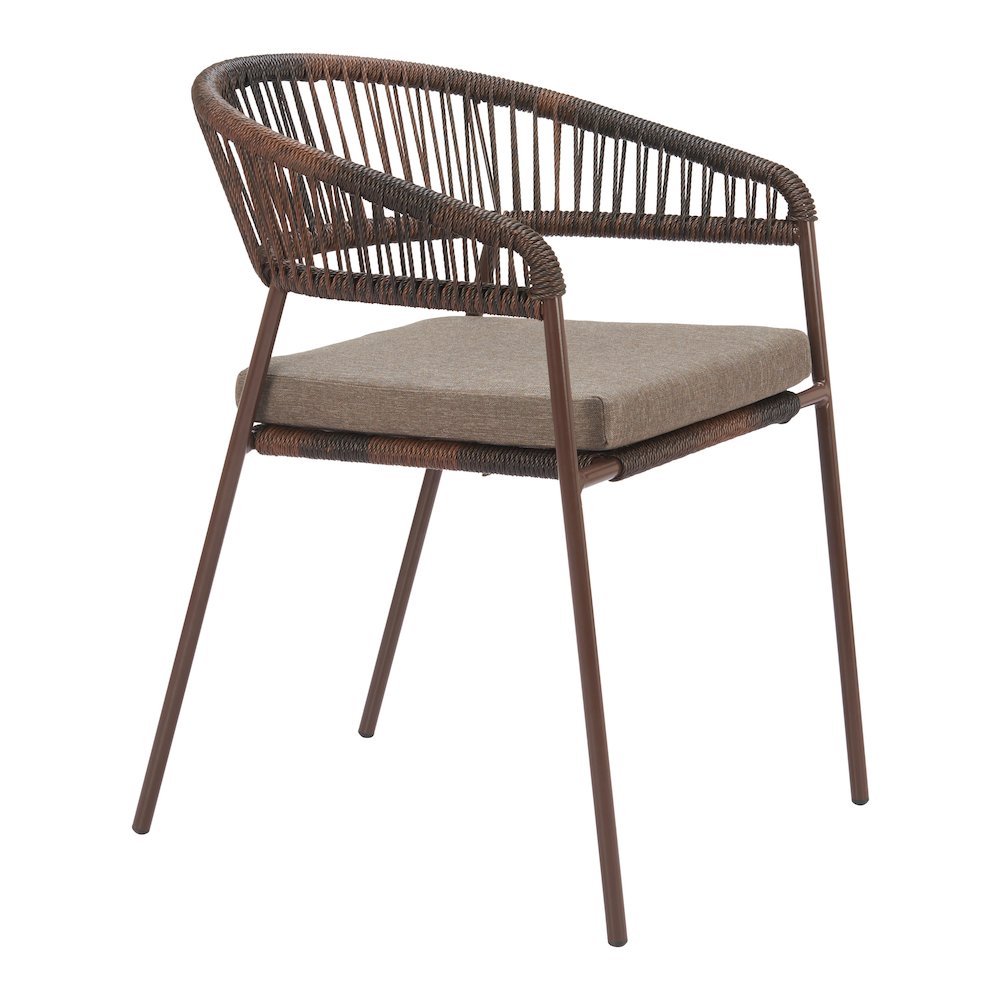 Skye Dining Chair (Set of 2) Brown. Picture 13