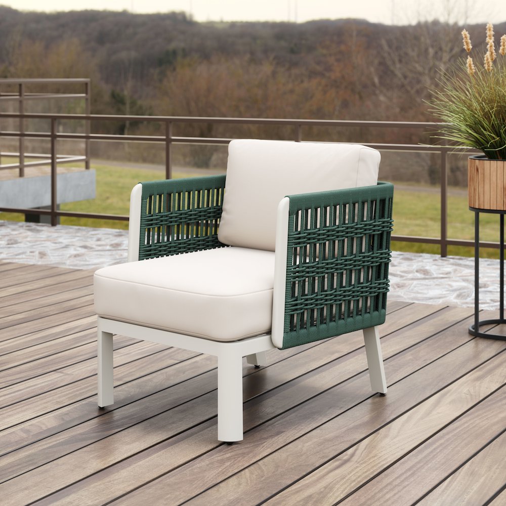 Bridgehampton Armchair White. Picture 8