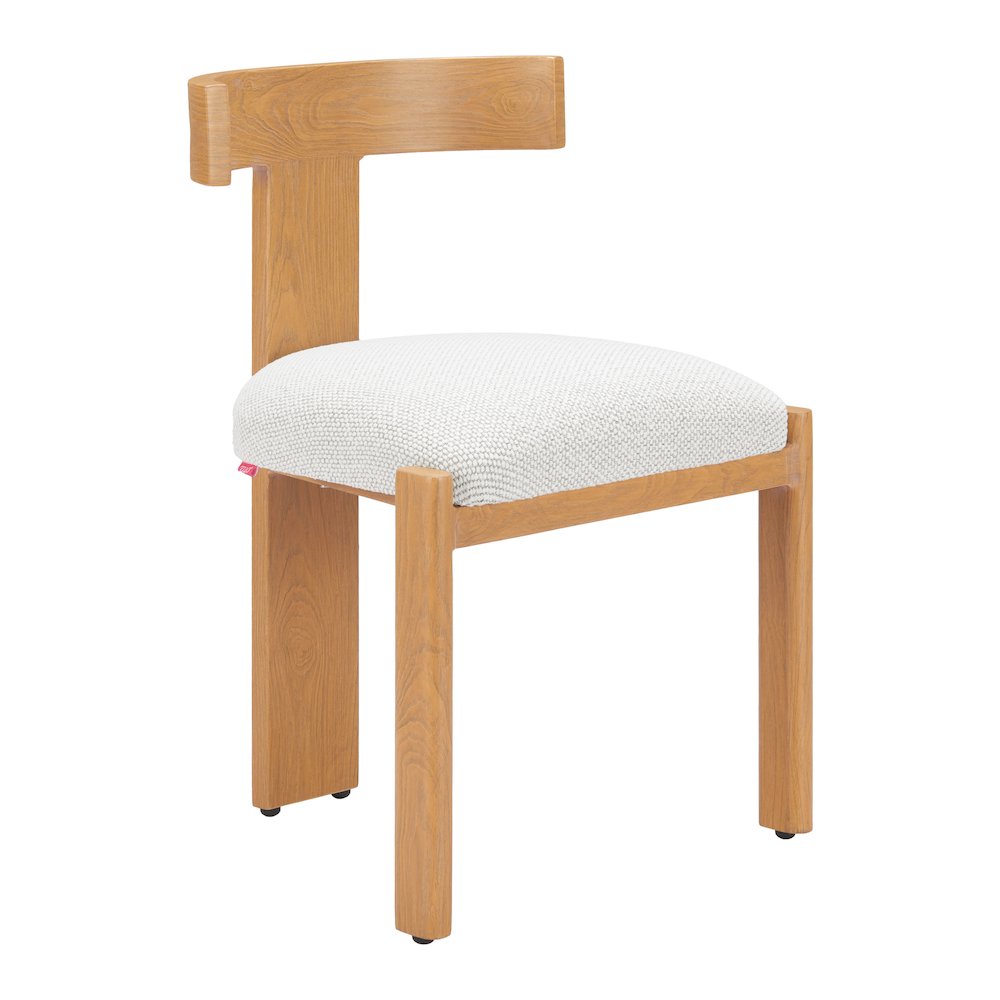 Tiana Dining Chair Natural & Beige. Picture 1