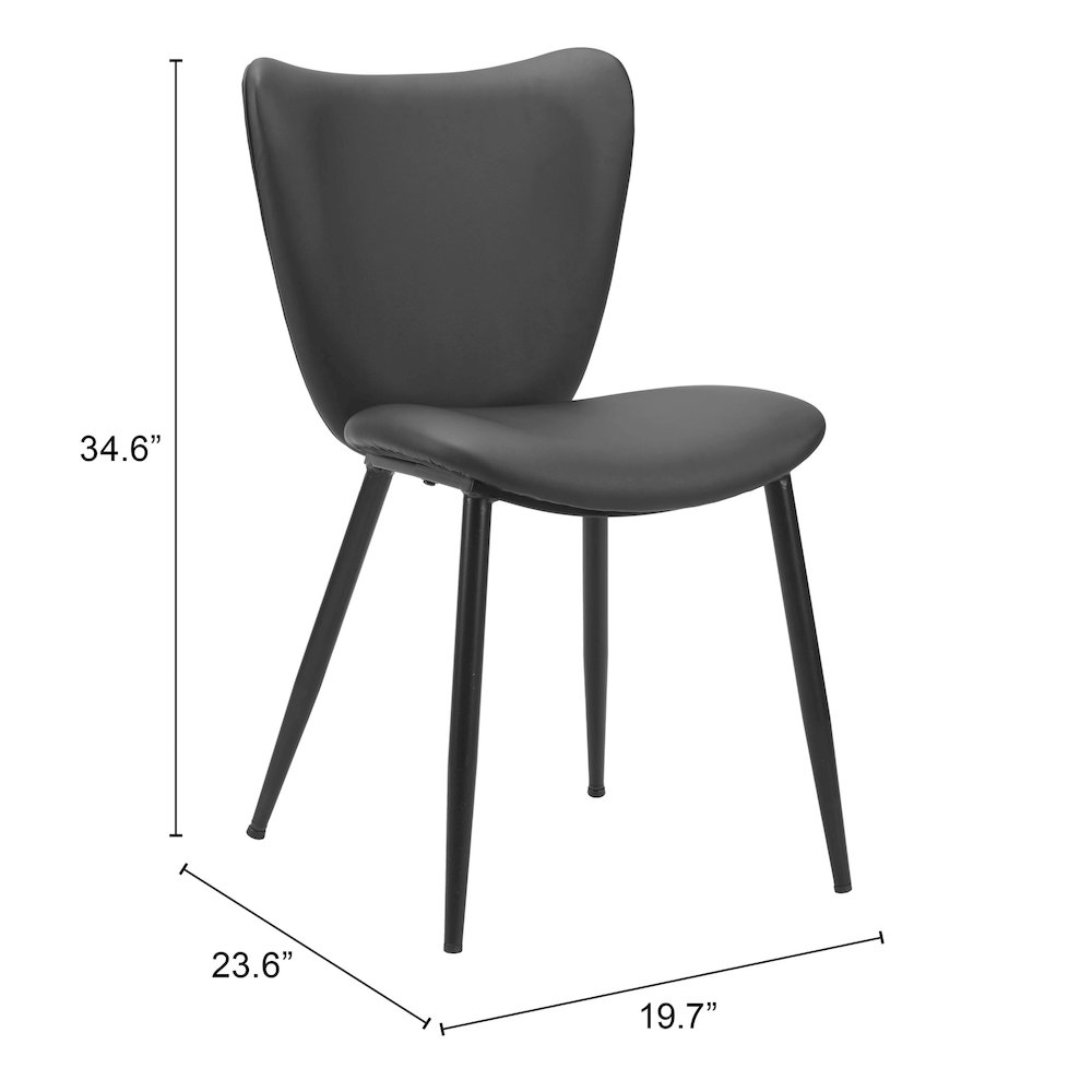 Prestige Dining Chair (Set of 2) Black. Picture 7