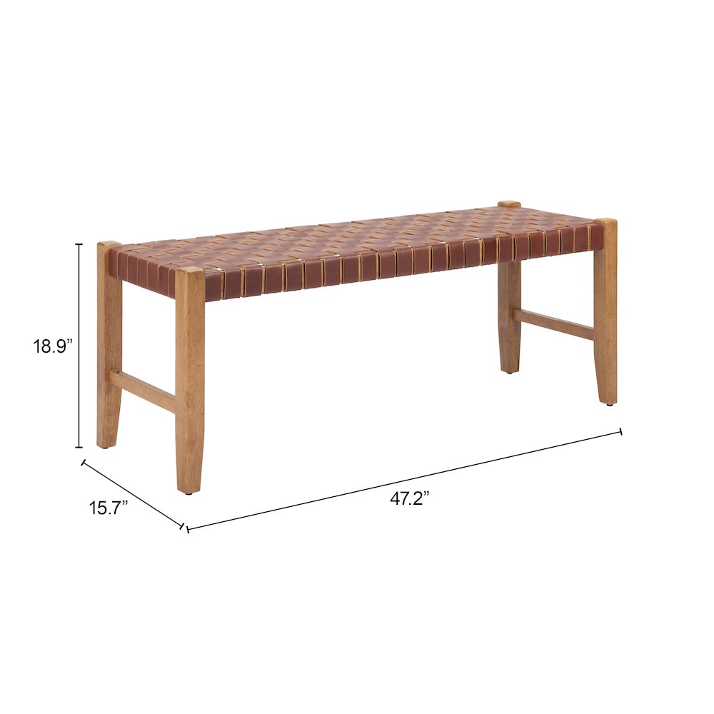 Bandani Bench Brown. Picture 7