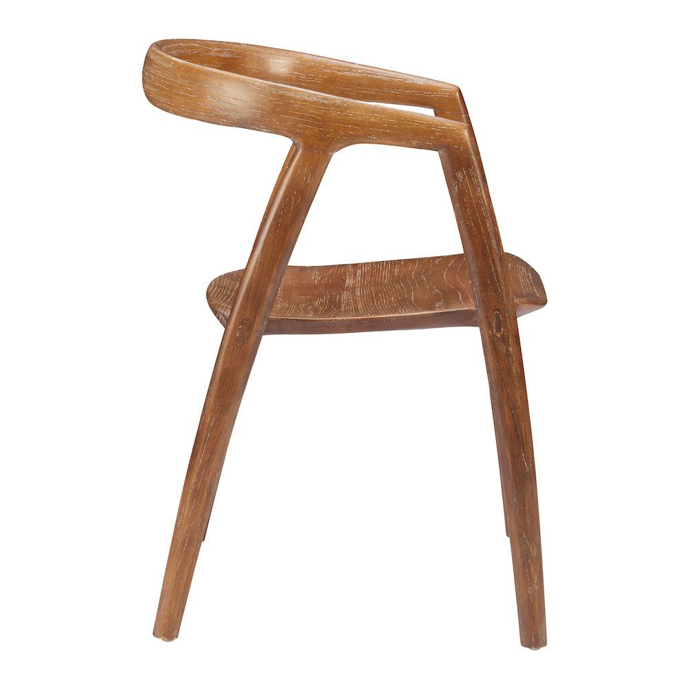 Ziran Dining Chair (Set of 2) Walnut. Picture 2
