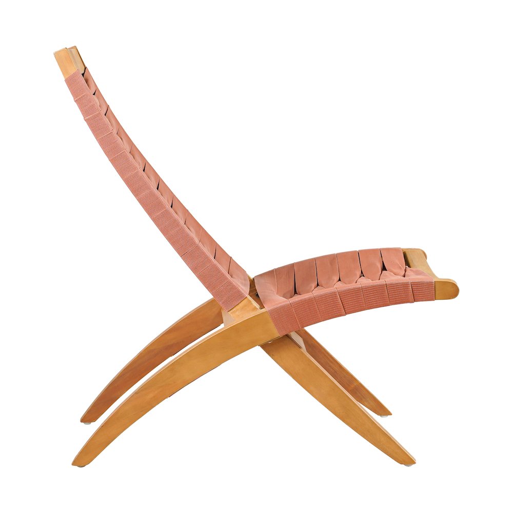 Rova Lounge Chair Terracotta. Picture 2