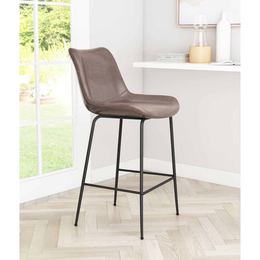 Byron Counter Stool Brown. Picture 8