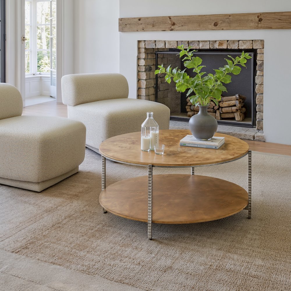 Adna Coffee Table Brown. Picture 8