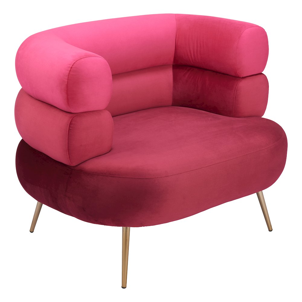 Arish Accent Chair Red. Picture 6