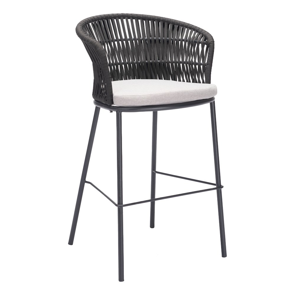 Freycinet Barstool (Set of 2) Black. Picture 1