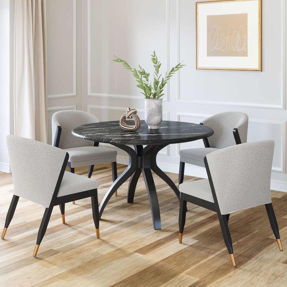 Sumay Dining Table Black. Picture 8
