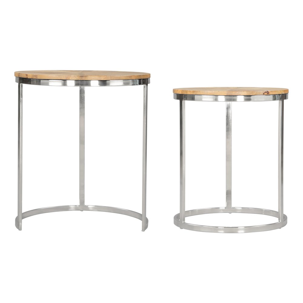 Bari Nesting Table Set (2-Piece) Natural. Picture 5