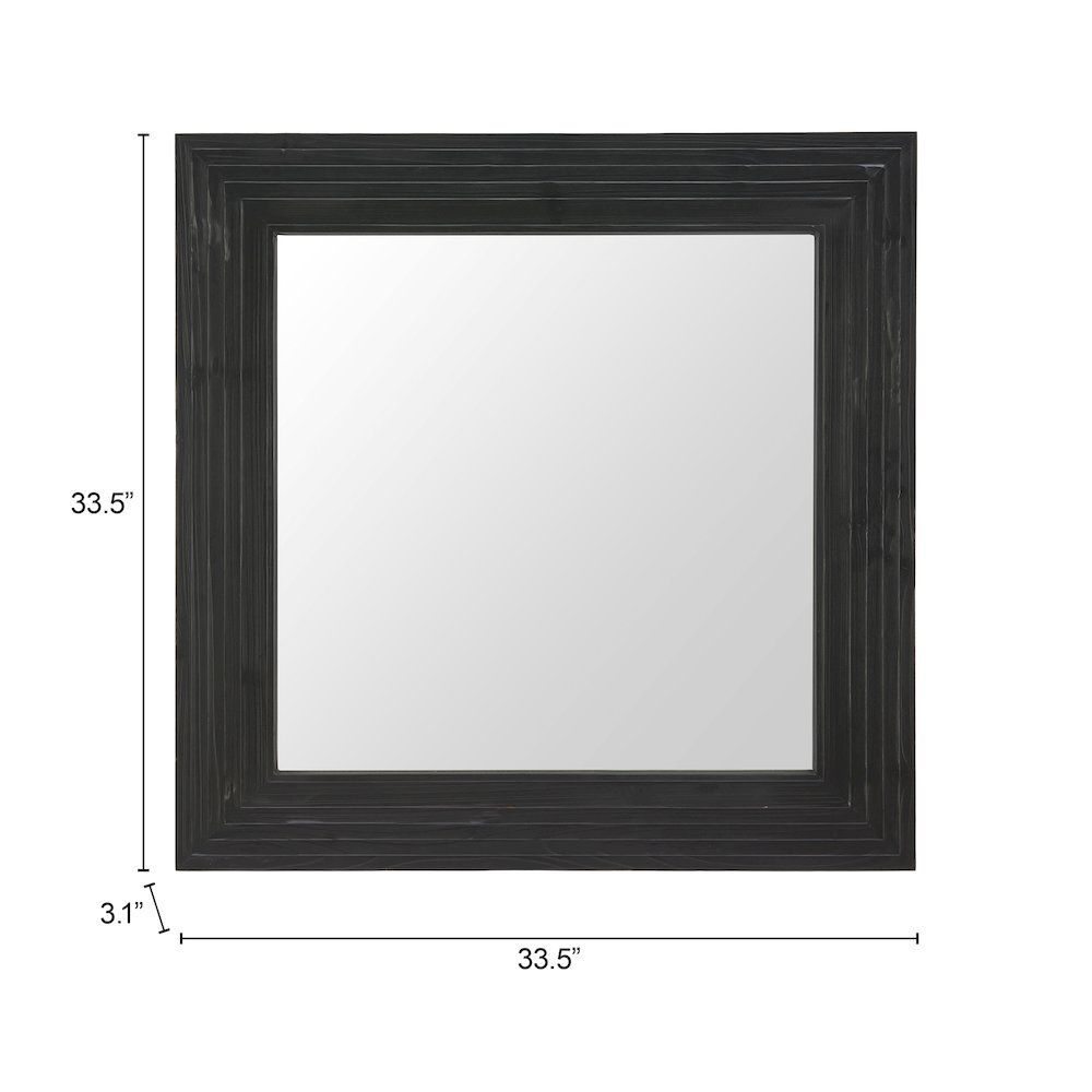 Kare Mirror Black. Picture 5