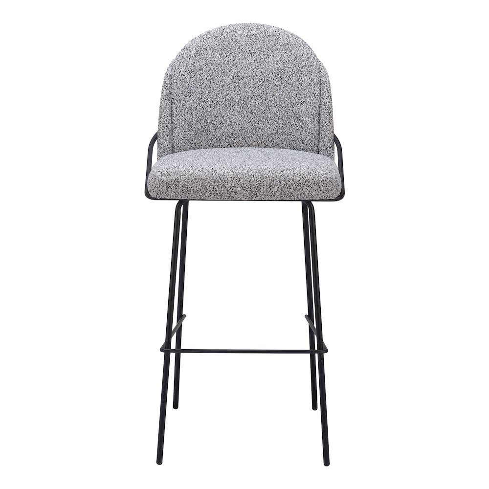 Jambi Barstool (Set of 2) Black & White. Picture 3