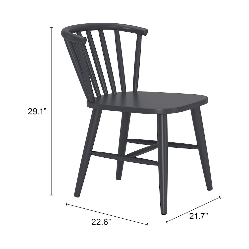 Shio Dining Chair Black. Picture 7