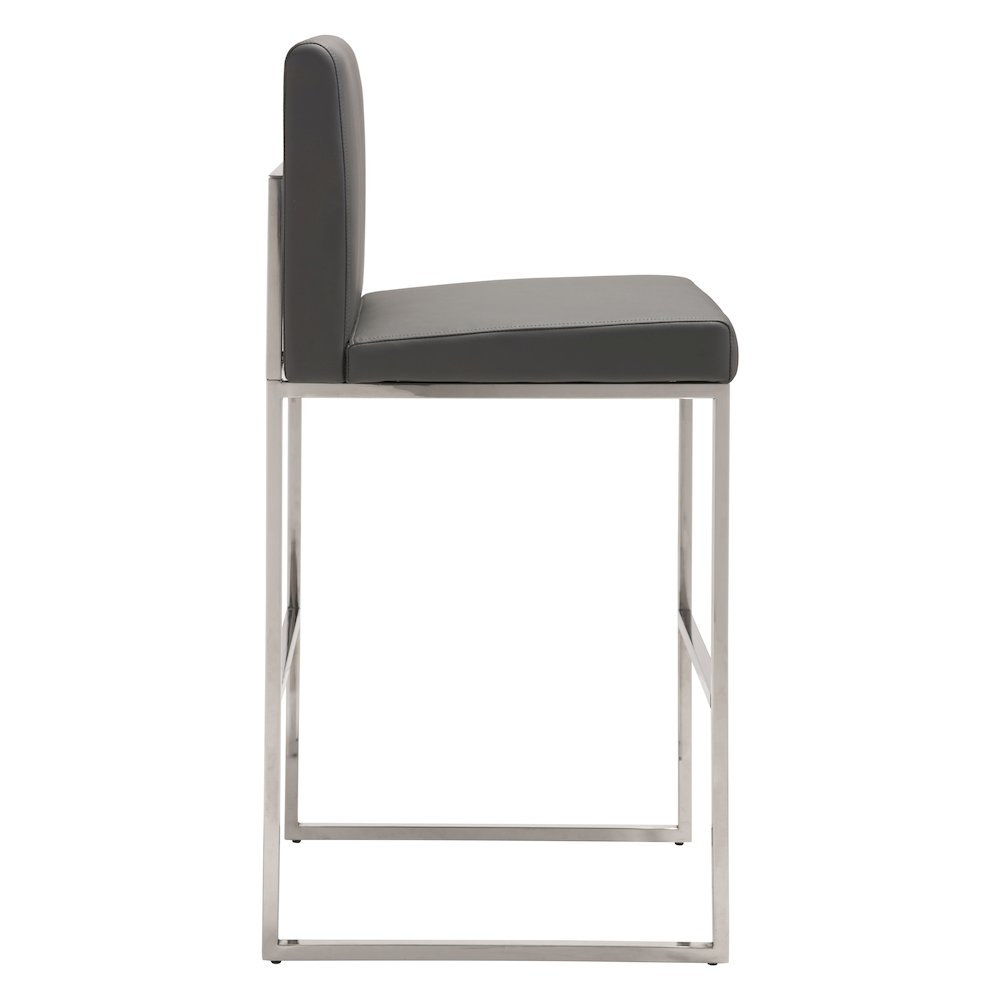 Genoa Barstool Gray. Picture 2
