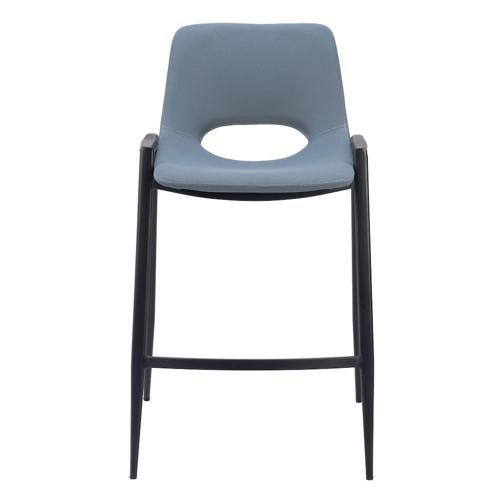 Desi Counter Stool (Set of 2) Azure Gray. Picture 3