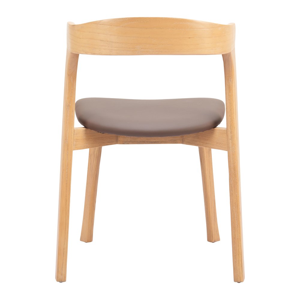 Pioro Dining Chair (Set of 2) Brown & Natural. Picture 4