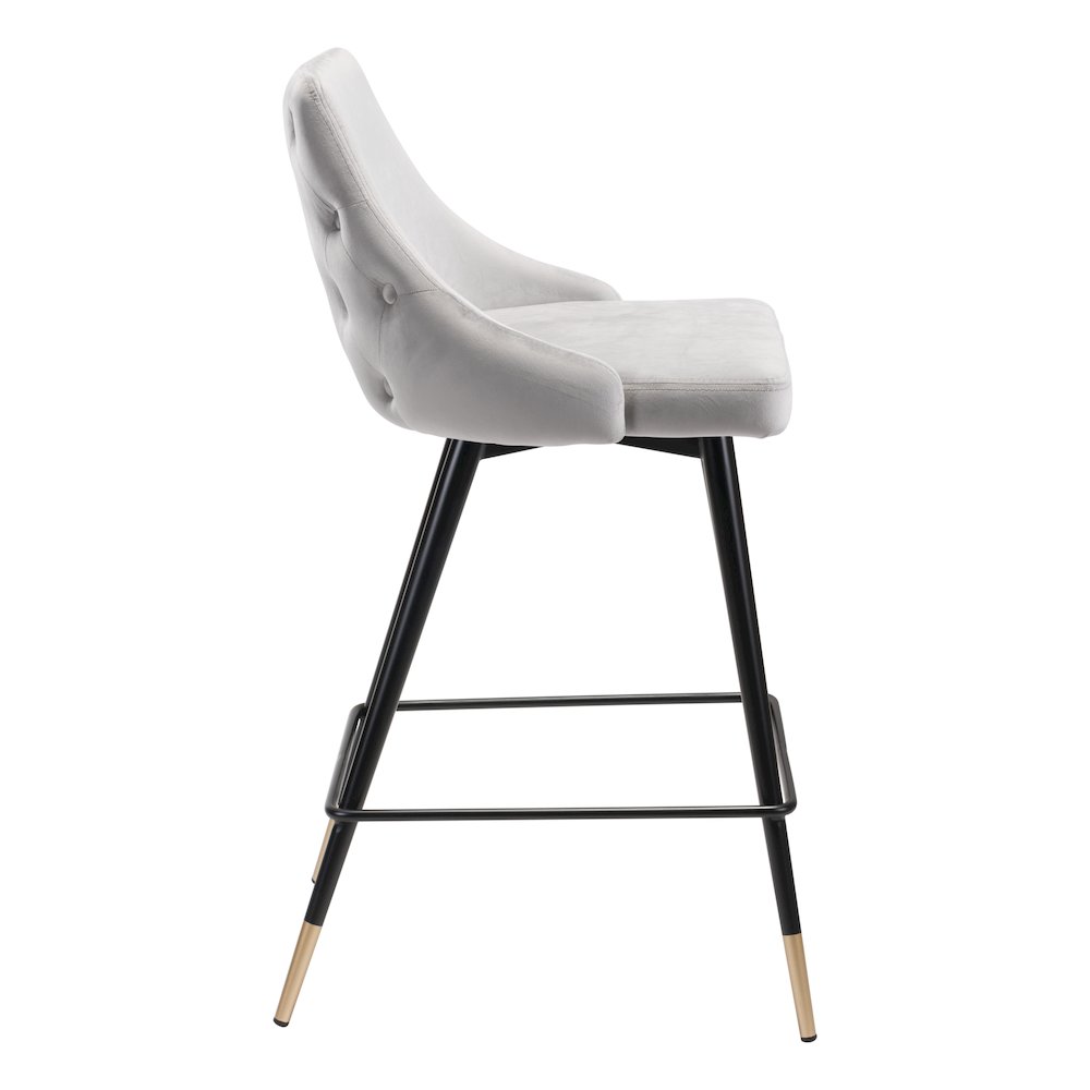 Piccolo Counter Stool Gray. Picture 2