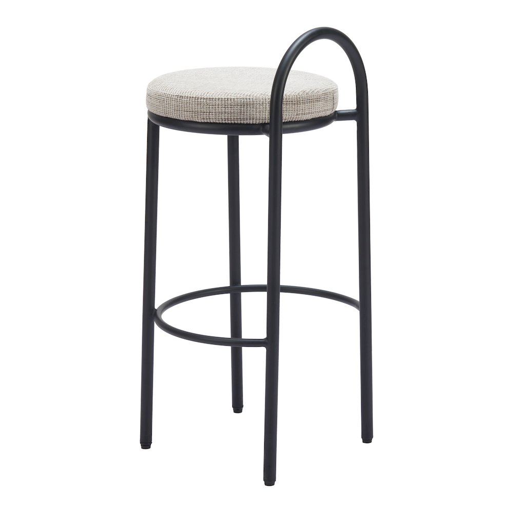 Sisal Barstool (Set of 2) Beige Tweed. Picture 5