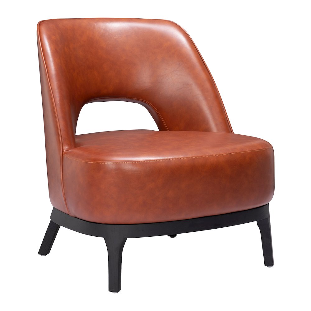 Mistley Accent Chair Brown. Picture 1