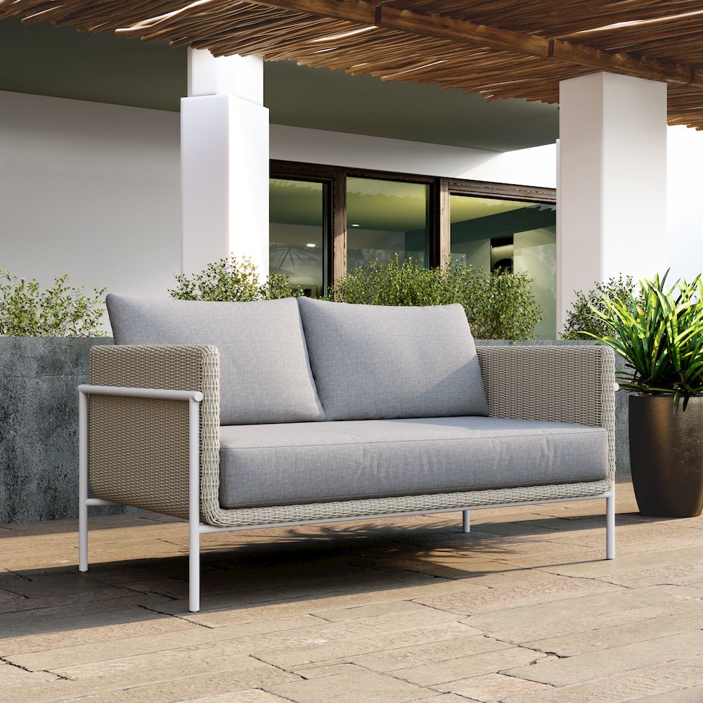 Frais Loveseat Gray. Picture 8