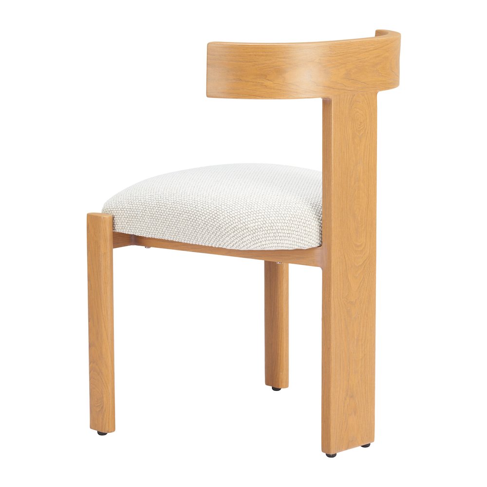 Tiana Dining Chair Natural & Beige. Picture 5