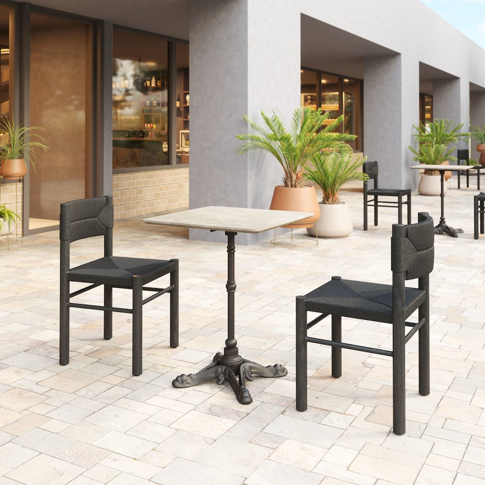 Iska Dining Chair (Set of 2) Black. Picture 8