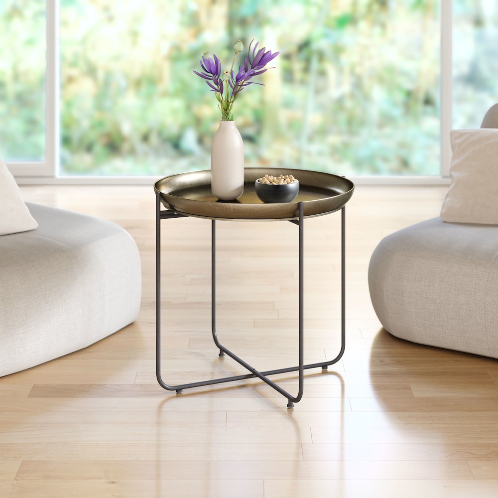 Bronson Side Table Bronze. Picture 8