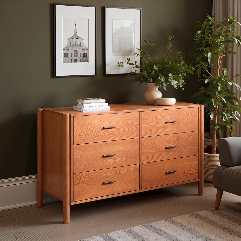 Beleza Dresser Walnut. Picture 2